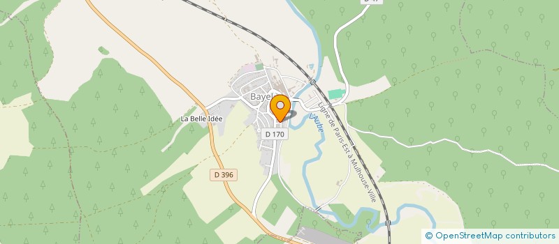 localisation de l'entreprise AAPPMA DE BAYEL  BAYEL