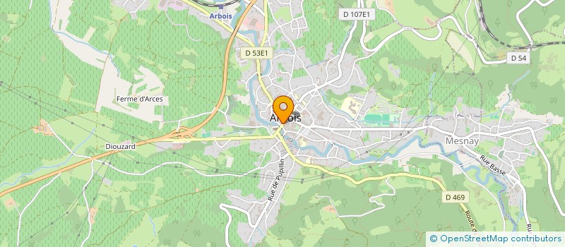 localisation de l'entreprise AAPPMA DE LA CUISANCE à ARBOIS