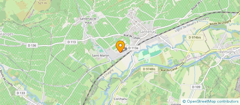 localisation de l'entreprise AAPPMA DE SANTENAY L'ABLETTE SANTENOISE  SANTENAY