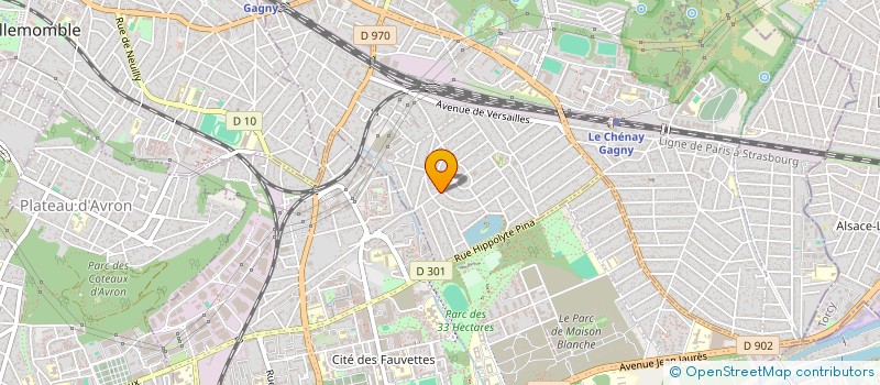 localisation de l'entreprise AAPPMA DES CANAUX DE LA SEINE à GAGNY