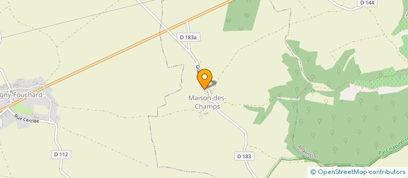 localisation de l'entreprise AAPPMA DES LACS DE LA FORET D'ORIENT  MESNIL-SAINT-PERE