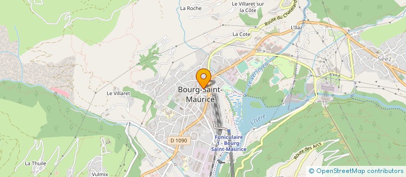 localisation de l'entreprise AAPPMA DU CANTON DE BOURG SAINT MAURICE ' LACS ET TORRENTS '  BOURG-SAINT-MAURICE