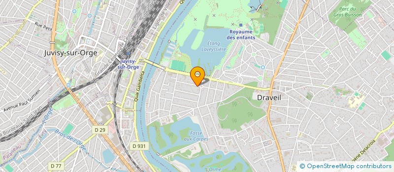 localisation de l'entreprise AAPPMA L'ENTENTE DES PECHEURS DE DRAVEIL VIGNEUX à DRAVEIL