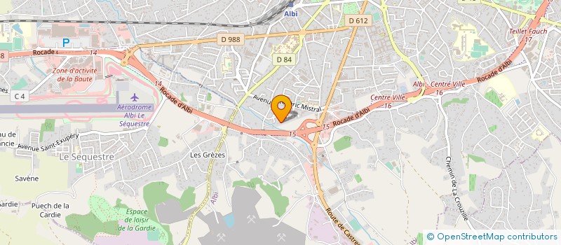 localisation de l'entreprise AAPPMA LA GAULE ALBIGEOISE  ALBI