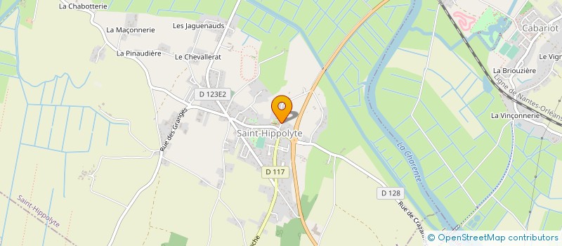 localisation de l'entreprise AAPPMA LA GAULE SAINT HIPPOLYTE - CABARIOT à SAINT-HIPPOLYTE