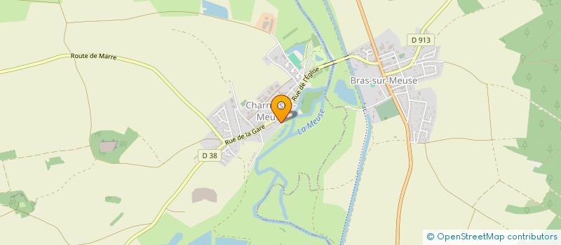 localisation de l'entreprise AAPPMA LA GOUJONNIERE MEUSIENNE à CHARNY-SUR-MEUSE