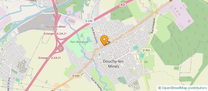 localisation de l'entreprise AAPPMA LA TRUITE D'ACIER à DOUCHY-LES-MINES