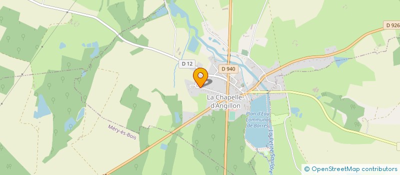 localisation de l'entreprise AAPPMA LA TRUITE DE LA PETITE SAULDRE  LA CHAPELLE D'ANGILLON