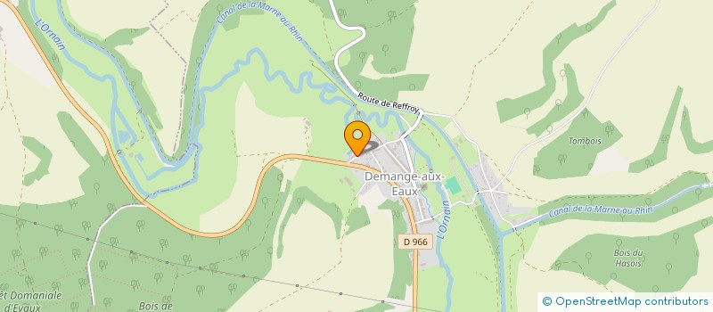 localisation de l'entreprise AAPPMA LE BROCHETON DE DEMANGE à DEMANGE-BAUDIGNECOURT