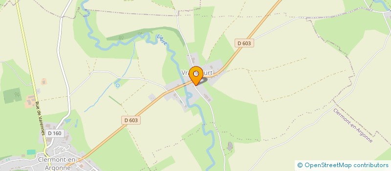 localisation de l'entreprise AAPPMA LES TROIS VALLEES D'ARGONNE à CLERMONT-EN-ARGONNE