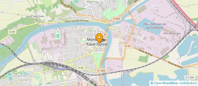 localisation de l'entreprise AAPPMA SEINE ET LOING MAROLLES à MONTEREAU-FAULT-YONNE