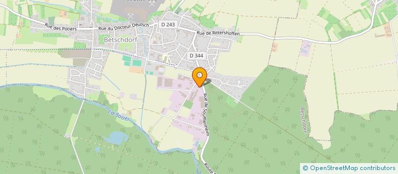 localisation de l'entreprise AAPPMA SOUFFLENHEIM  BETSCHDORF