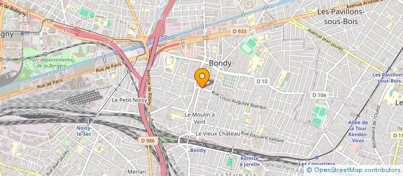 localisation de l'entreprise AARADHYA à BONDY