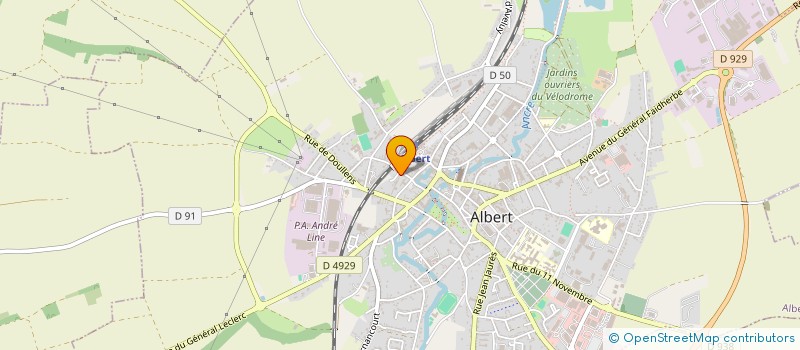 localisation de l'entreprise AARCO à ALBERT