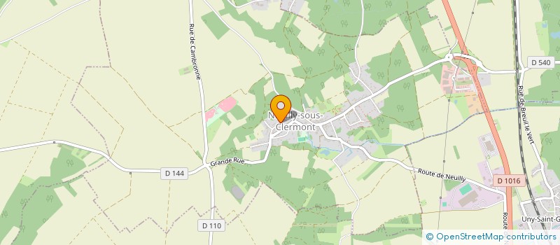 localisation de l'entreprise AARDDHEN  NEUILLY-SOUS-CLERMONT