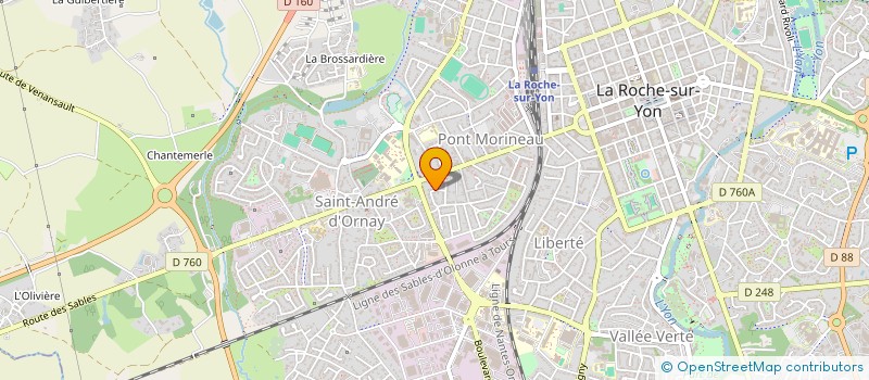 localisation de l'entreprise AARDVARKS DIGITAL à LA ROCHE-SUR-YON