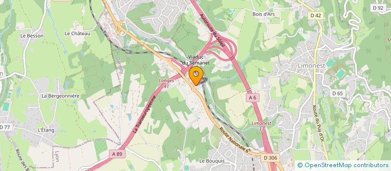 localisation de l'entreprise AARGSP LAMURE  DARDILLY