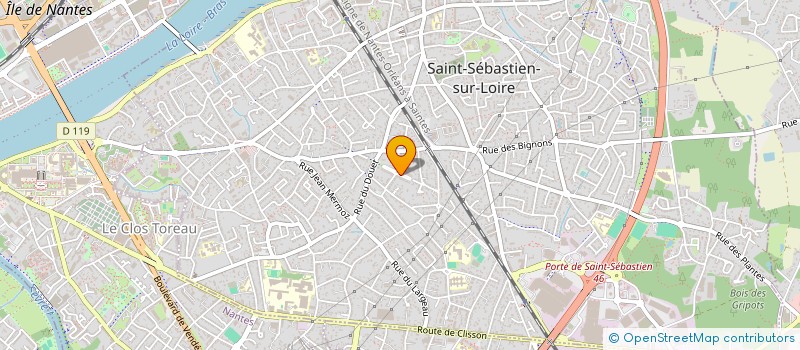 localisation de l'entreprise AARMA  SAINT-SEBASTIEN-SUR-LOIRE