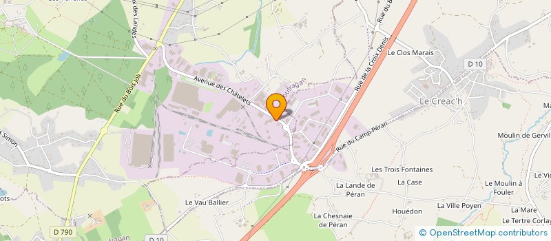 localisation de l'entreprise AARNOL  PLOUFRAGAN