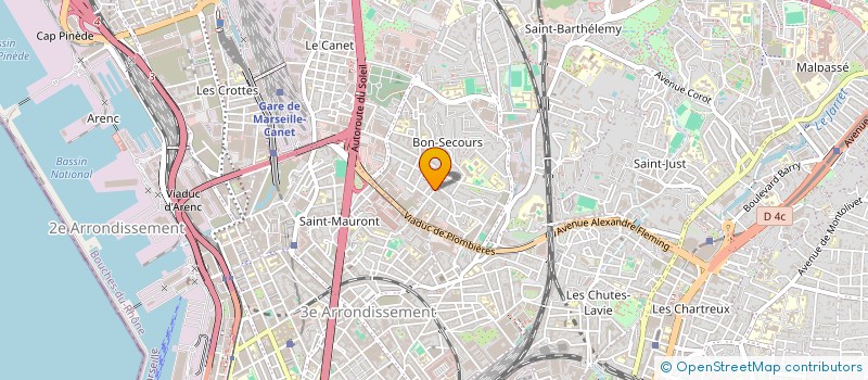 localisation de l'entreprise AAROMATIC à MARSEILLE
