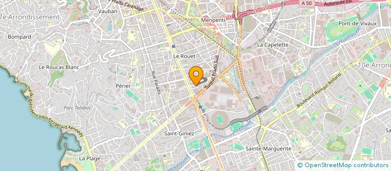 localisation de l'entreprise AARON à MARSEILLE