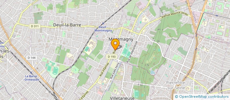 localisation de l'entreprise AARON  MONTMAGNY