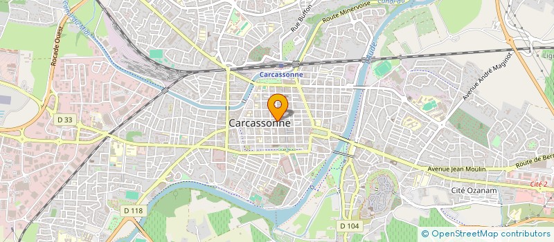localisation de l'entreprise AARON à CARCASSONNE