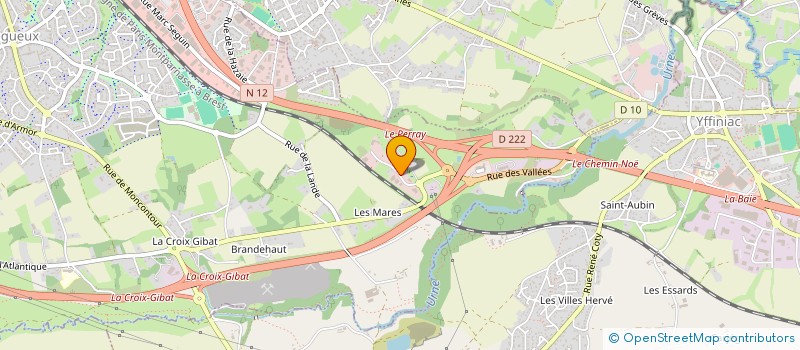 localisation de l'entreprise AARON  TREGUEUX