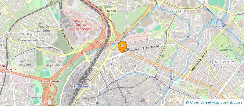localisation de l'entreprise AARON 94 à STRASBOURG