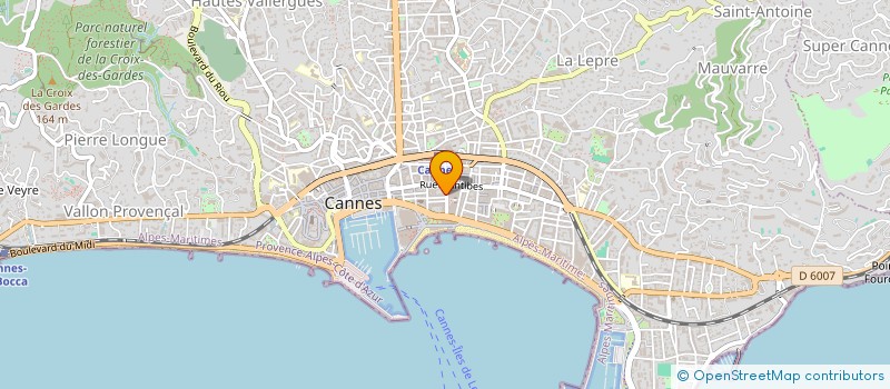 localisation de l'entreprise AARON à CANNES