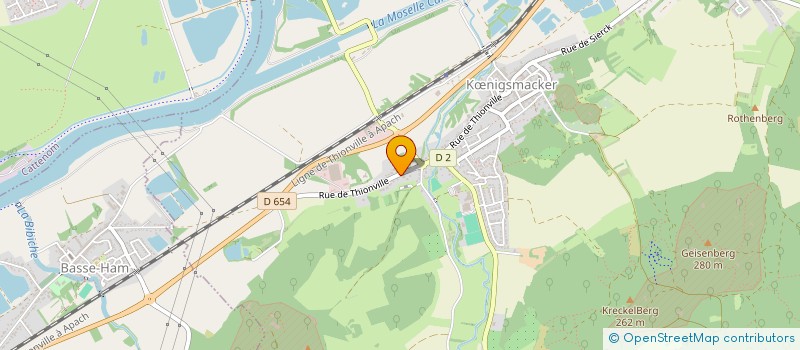 localisation de l'entreprise AARON BOUREKBA à KŒNIGSMACKER