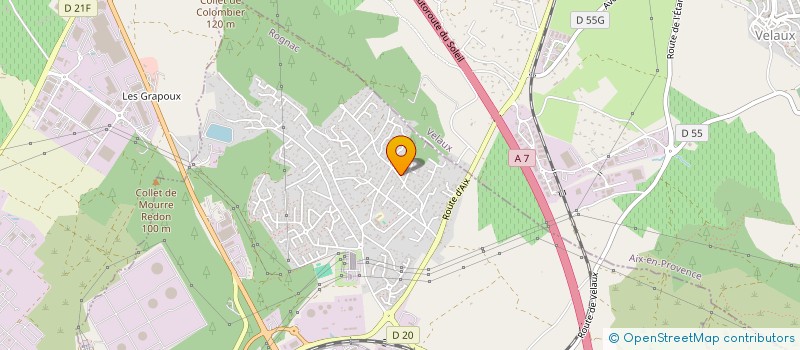 localisation de l'entreprise AARON.C  ROGNAC