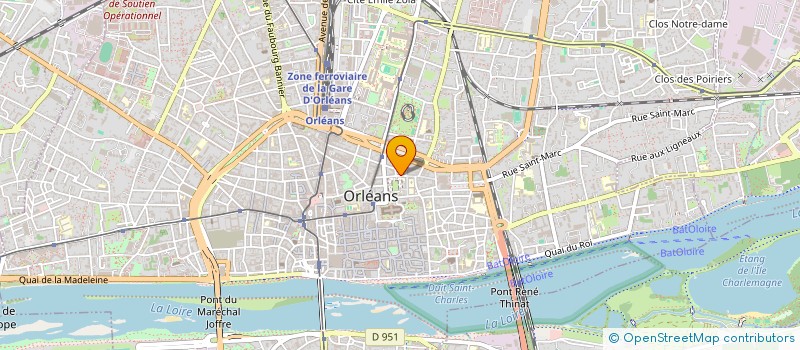 localisation de l'entreprise AARON COURTAGE à ORLEANS