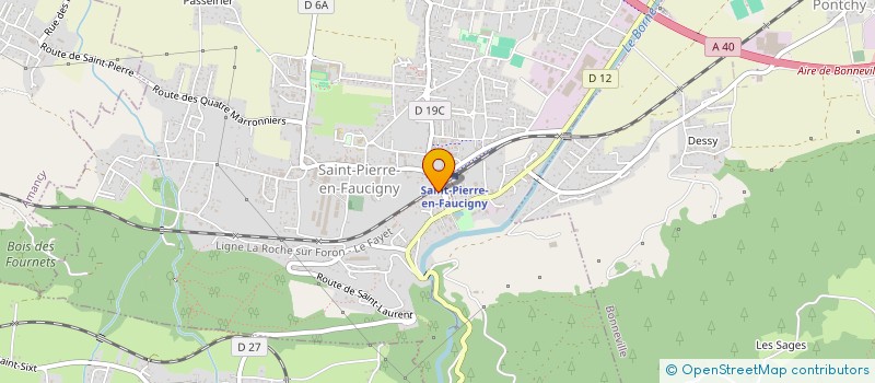 localisation de l'entreprise AARON HOLISTIQUE CONCEPT DIFFUSION  SAINT-PIERRE-EN-FAUCIGNY