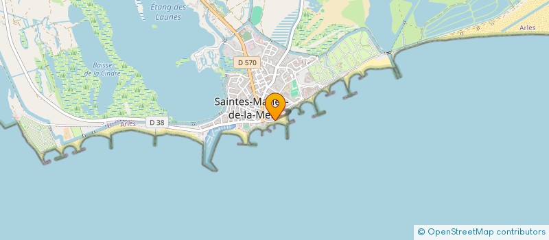 localisation de l'entreprise AARON-LUCIANO à SAINTES-MARIES-DE-LA-MER