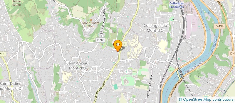 localisation de l'entreprise AARON'S  SAINT-CYR-AU-MONT-D'OR