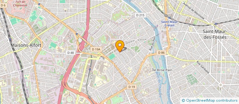 localisation de l'entreprise AARON56 à CRETEIL