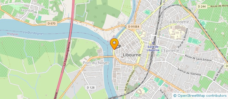 localisation de l'entreprise AARPI DCRO AVOCATS ASSOCIS à LIBOURNE