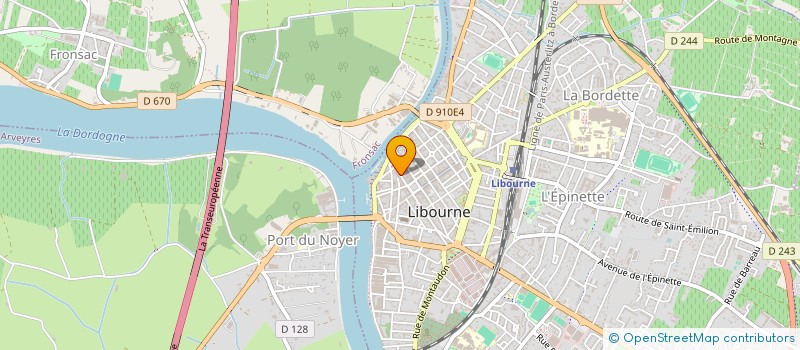 localisation de l'entreprise AARPI JUS VERBA à LIBOURNE