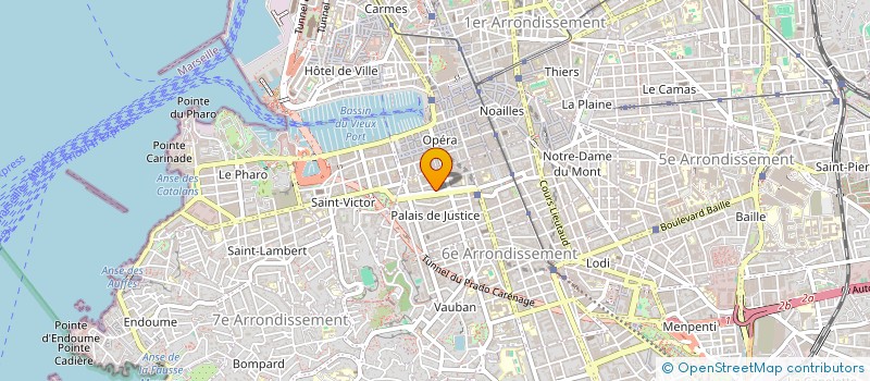 localisation de l'entreprise AARPI LOMBARD SEMELAIGNE DUPUY DELCROIX  MARSEILLE