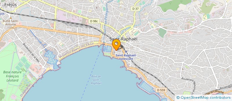 localisation de l'entreprise AARPI MASQUELIER-CUERVO à SAINT-RAPHAEL