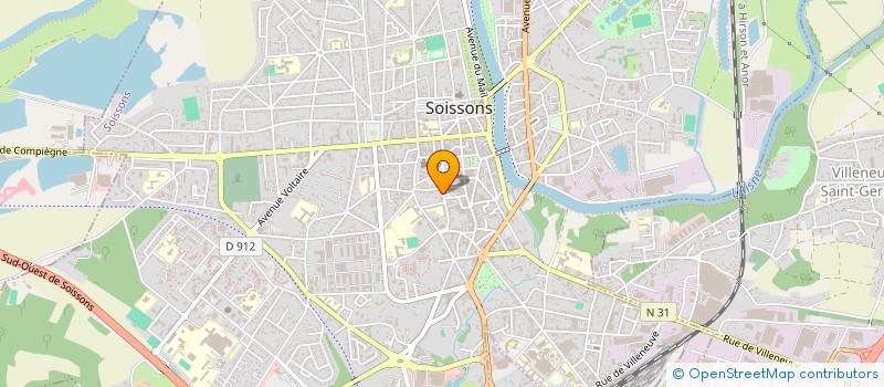 localisation de l'entreprise AARPI MIEL MOREAU à SOISSONS