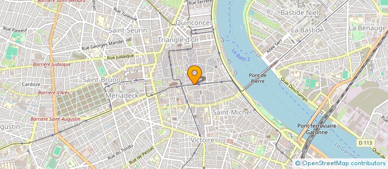 localisation de l'entreprise AARPI QUINCONCE  BORDEAUX