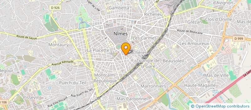 localisation de l'entreprise AARPI SEBELLINI SCHNEIDER  NIMES