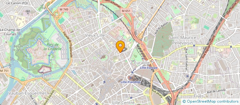 localisation de l'entreprise AARPI SQUILLACI & ASSOCIES à LILLE