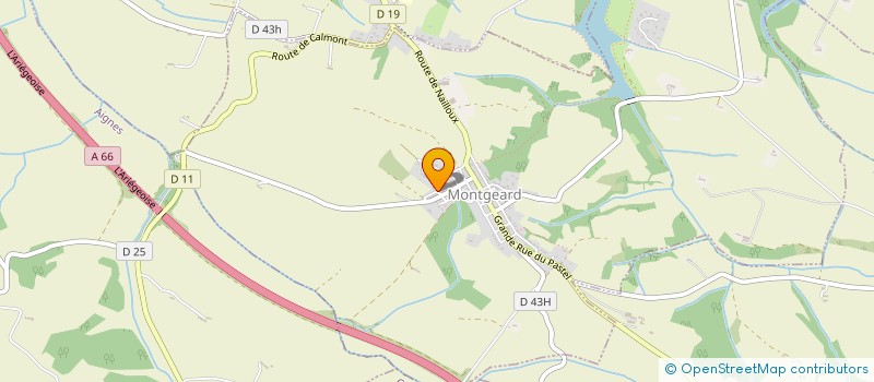 localisation de l'entreprise AARSAL  MONTGEARD