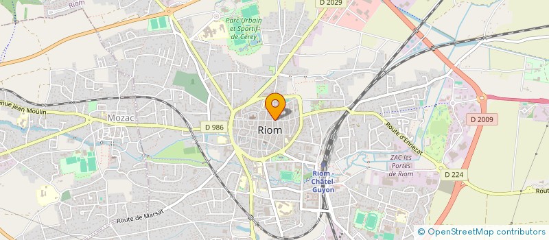 localisation de l'entreprise AARSH  RIOM