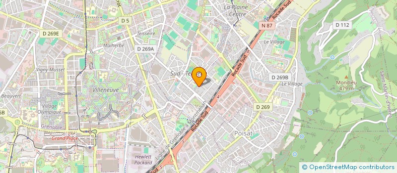 localisation de l'entreprise AARTS-PLOMBERIE  SAINT-MARTIN-D'HERES