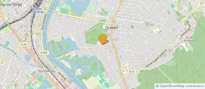 localisation de l'entreprise AARTSCENE & DEVELOPPEMENT à DRAVEIL
