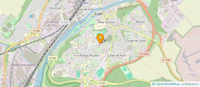 localisation de l'entreprise AAS à CREIL